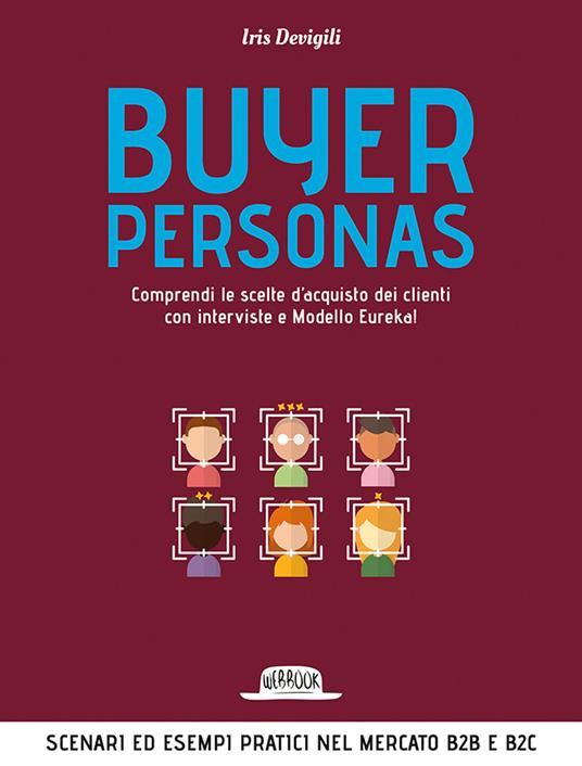 Buyer personas. Comprendi le scelte d'acquisto dei clienti con interviste e Modello Eureka! - Iris Devigili - copertina