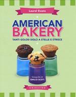 American bakery. Tanti golosi dolci a stelle e strisce