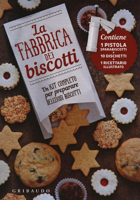 La fabbrica dei biscotti. Con gadget - Libro - Gribaudo - Idee preziose in  cucina | IBS