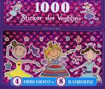 1000 stickers dei vestitini. Con adesivi. Ediz. a colori. Con Adesivi