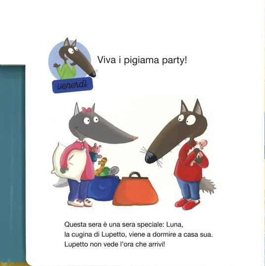 Lupetto e i giorni della settimana. Amico lupo. Ediz. a colori - Orianne  Lallemand - Libro - Gribaudo 