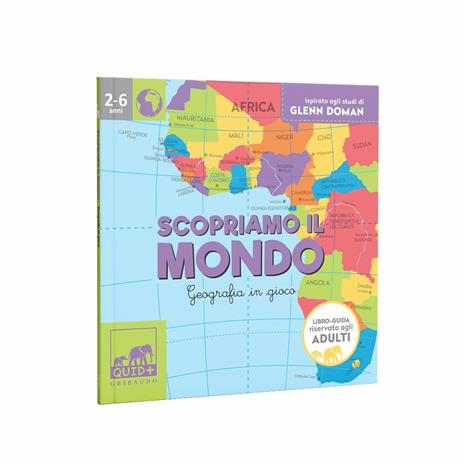 SCOPRIAMO IL MONDO LIBRO+ MAPPAMONDO GONFIABILE + 52 CARTE