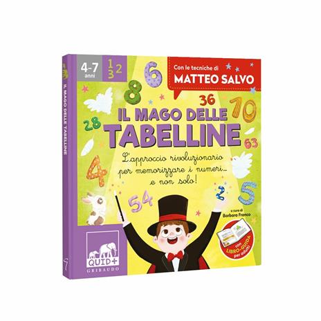 QUID + Il mago delle tabelline. L'approccio rivoluzionario per memorizzare i numeri... e non solo! Ediz. a colori. Con 32 Carte - Barbara Franco,Matteo Salvo - 2