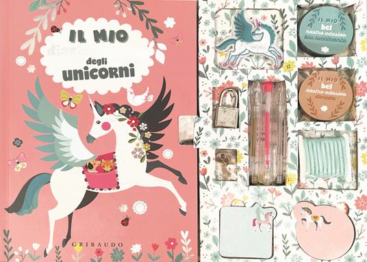 Il mio diario segreto degli unicorni. Ediz. a colori. Con gadget - Libro -  Gribaudo - Giochi creativi | IBS