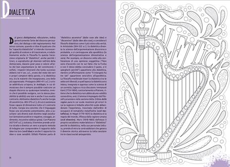 Le 40 parole della filosofia da conoscere, capire e... colorare! Ediz. illustrata - Simonetta Tassinari,Elena Della Rocca - 2