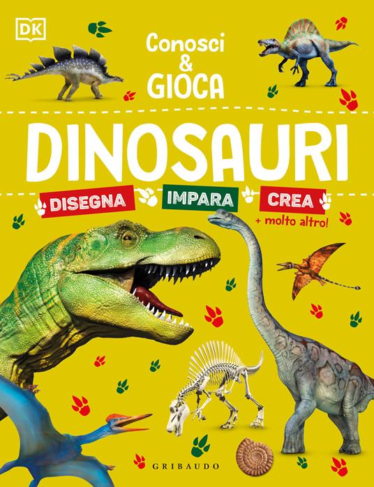 Dinosauri. Conosci e gioca - copertina