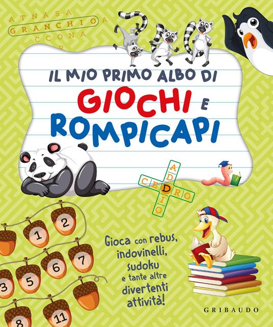 Il mio primo albo di giochi e rompicapi - copertina