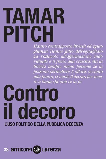 Contro il decoro. L'uso politico della pubblica decenza - Tamar Pitch - ebook