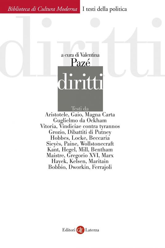 Diritti - Valentina Pazé - ebook