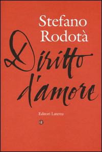 Diritto d'amore - Stefano Rodotà - copertina