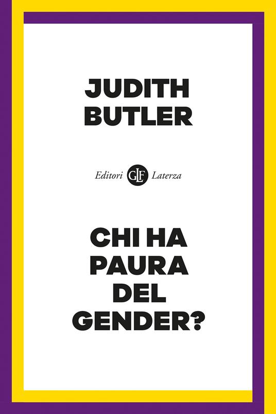 Chi ha paura del gender? - Judith Butler - copertina