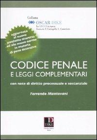 Codice penale e leggi complementari - Ferrando Mantovani - copertina