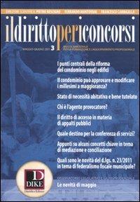 Il diritto per i concorsi (2011). Vol. 3 - copertina