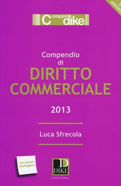 Compendio di diritto commerciale - Luca Sfrecola - copertina