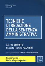 Tecniche di redazione della sentenza amministrativa