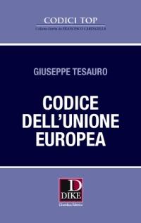 Codice dell'Unione europea - Giuseppe Tesauro - copertina