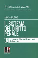 Il sistema del diritto penale. Vol. 3: forme di manifestazione del reato, Le.