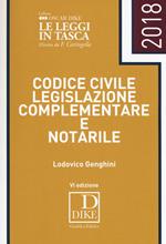 Codice civile, legislazione complementare e notarile