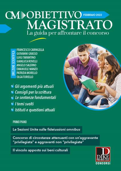 Obiettivo magistrato. La guida per affrontare il concorso (2022). Vol. 2: Febbraio. - copertina