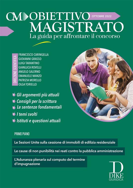 Obiettivo magistrato. La guida per affrontare il concorso (2022). Vol. 10: Ottobre. - copertina