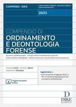 Compendio di ordinamento e deontologia forense