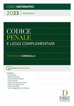 Codice penale e leggi complementari 2023. Con aggiornamento online