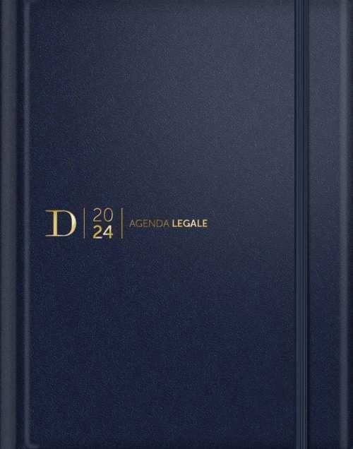 Agenda legale d'udienza 2024. Ediz. blu - copertina