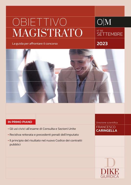 Obiettivo magistrato. La guida per affrontare il concorso (2023). Vol. 66: Settembre - copertina