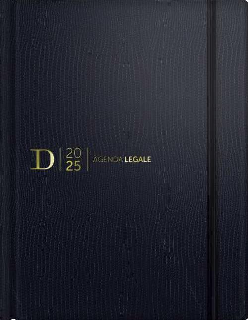 Agenda legale 2025. Ediz. blu - copertina