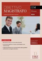 Obiettivo magistrato. La guida per affrontare il concorso (2024). Vol. 75: Giugno