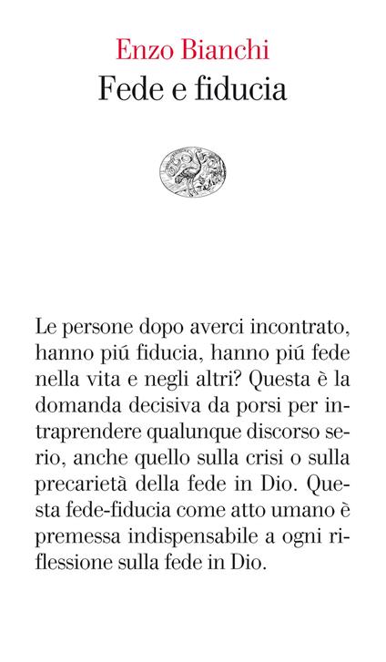 Fede e fiducia - Enzo Bianchi - ebook