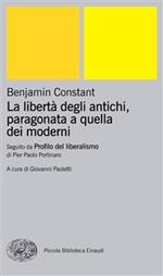 La libertà degli antichi paragonata a quella dei moderni