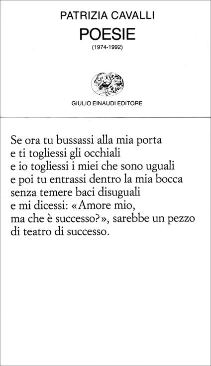 Poesie (1974-1992) - Patrizia Cavalli - ebook