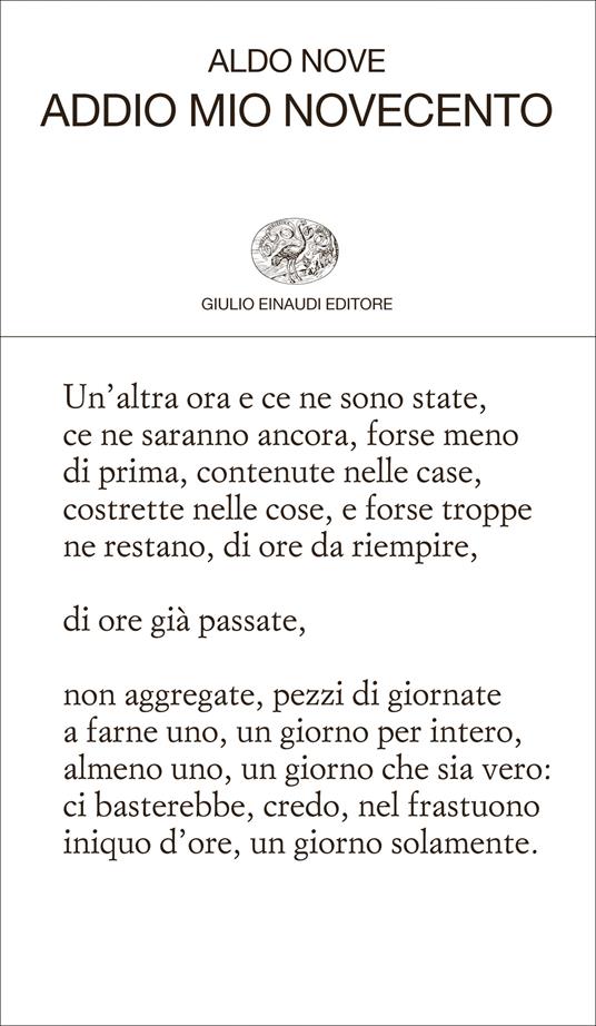 Addio mio Novecento - Aldo Nove - ebook