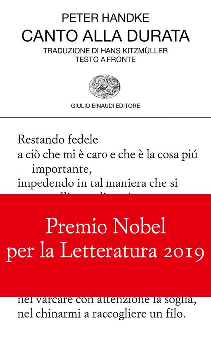 Canto alla durata - Peter Handke,Hans Kitzmüller - ebook