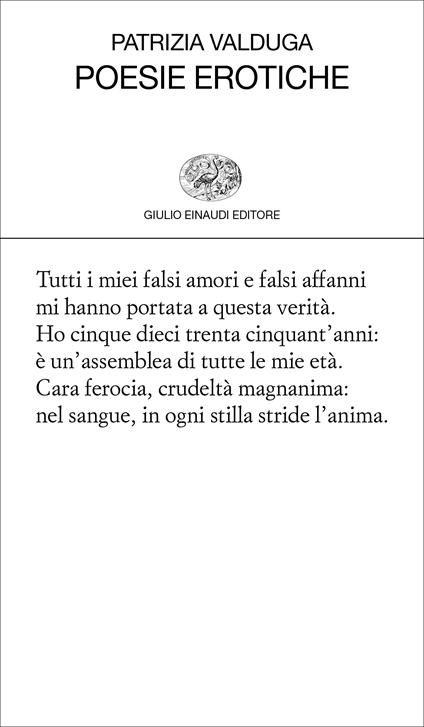 Poesie erotiche - Patrizia Valduga - ebook