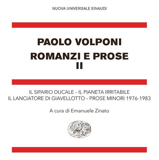 Il Romanzi e prose. Vol. 2 - Paolo Volponi,Emanuele Zinato - ebook