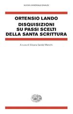 Disquisizioni su passi scelti della Santa Scrittura