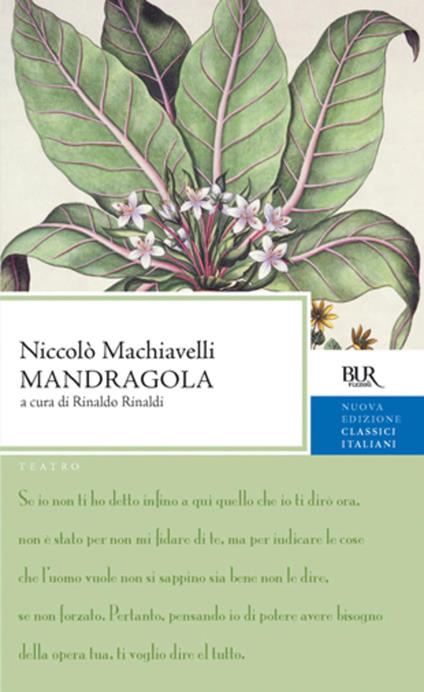 Mandragola - Niccolò Machiavelli,Rinaldo Rinaldi - ebook