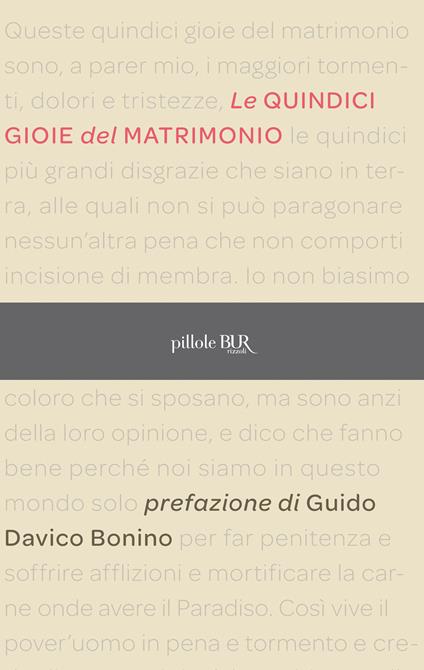 Le quindici gioie del matrimonio - Anonimo - ebook