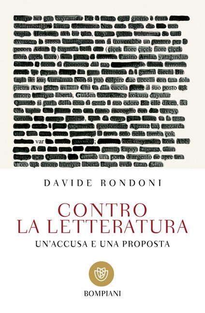 Contro la letteratura. Un'accusa e una proposta - Davide Rondoni - ebook