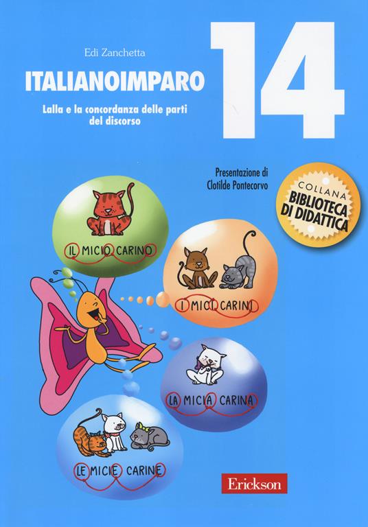 ItalianoImparo. Vol. 14: Lalla e la concordanza delle parti del discorso. - Edi Zanchetta - copertina