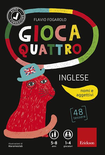 Giocaquattro-inglese. Nome e aggettivo - Flavio Fogarolo - copertina