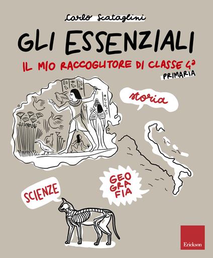 Gli essenziali. Il mio raccoglitore di classe 4ª. Storia, geografia e scienze - Carlo Scataglini - copertina