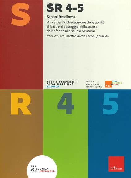 SR 4-5 (School Readiness). Prove per l'individuazione delle abilità di base nel passaggio dalla scuola dell'infanzia alla scuola primaria - copertina