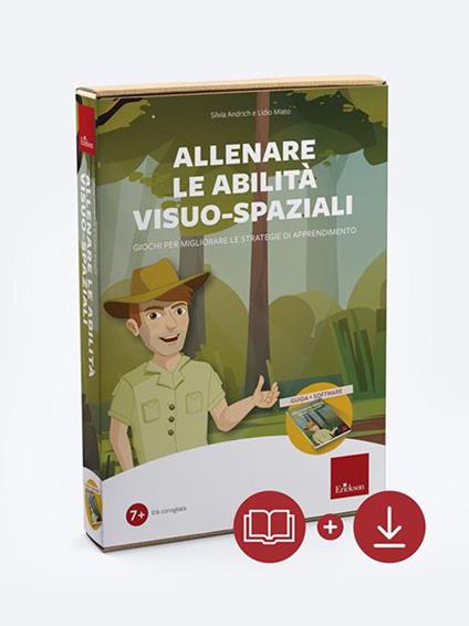 Allenare le abilità visuo-spaziali. 10 giochi per migliorare le strategie di apprendimento. Kit. Nuova ediz. Con software - Silvia Andrich Miato,Lidio Miato - copertina