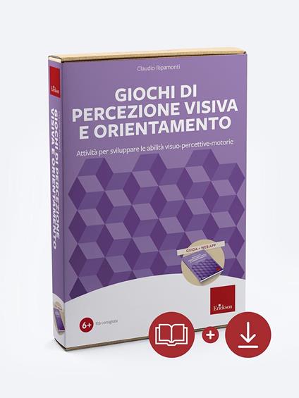 Giochi di percezione visiva e orientamento. Attività per sviluppare le abilità visuo-percettive-motorie. Con software - Claudio Ripamonti - copertina