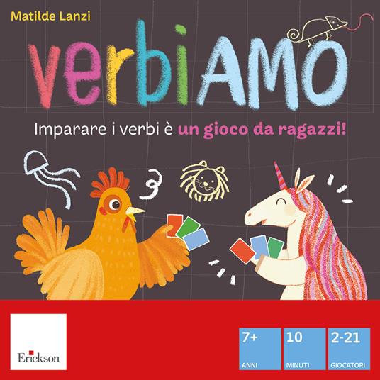 Verbiamo. Imparare i verbi è un gioco da ragazzi! - Matilde Lanzi - copertina