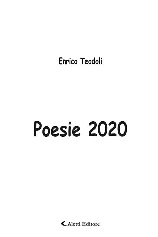 Poesie 2020 - Enrico Teodoli - copertina