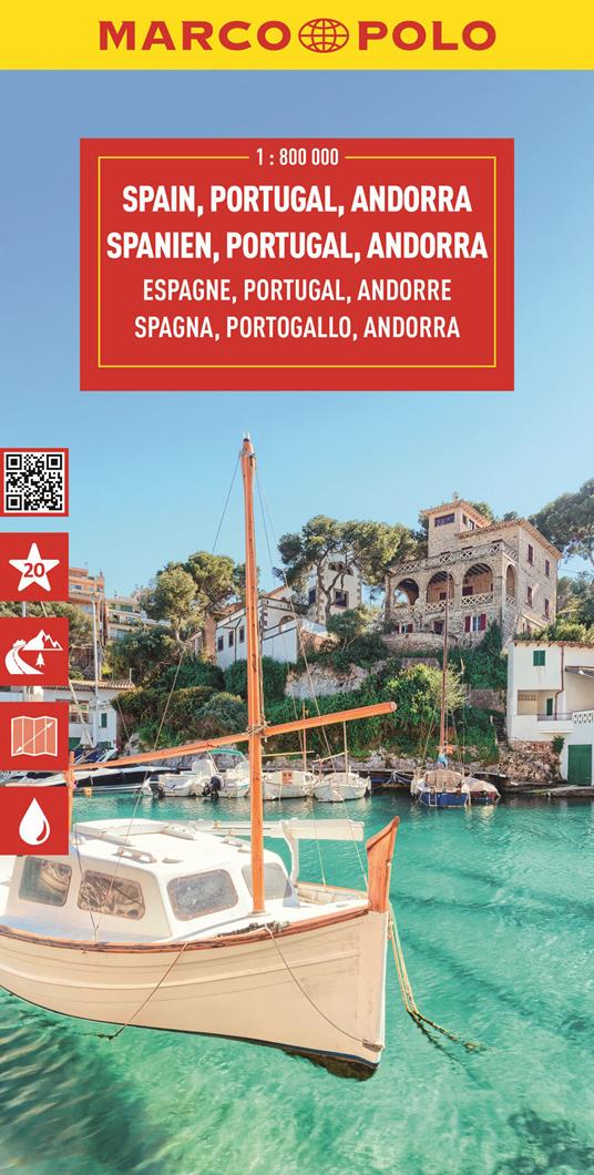 Spagna. Portogallo 1:800.000 - copertina